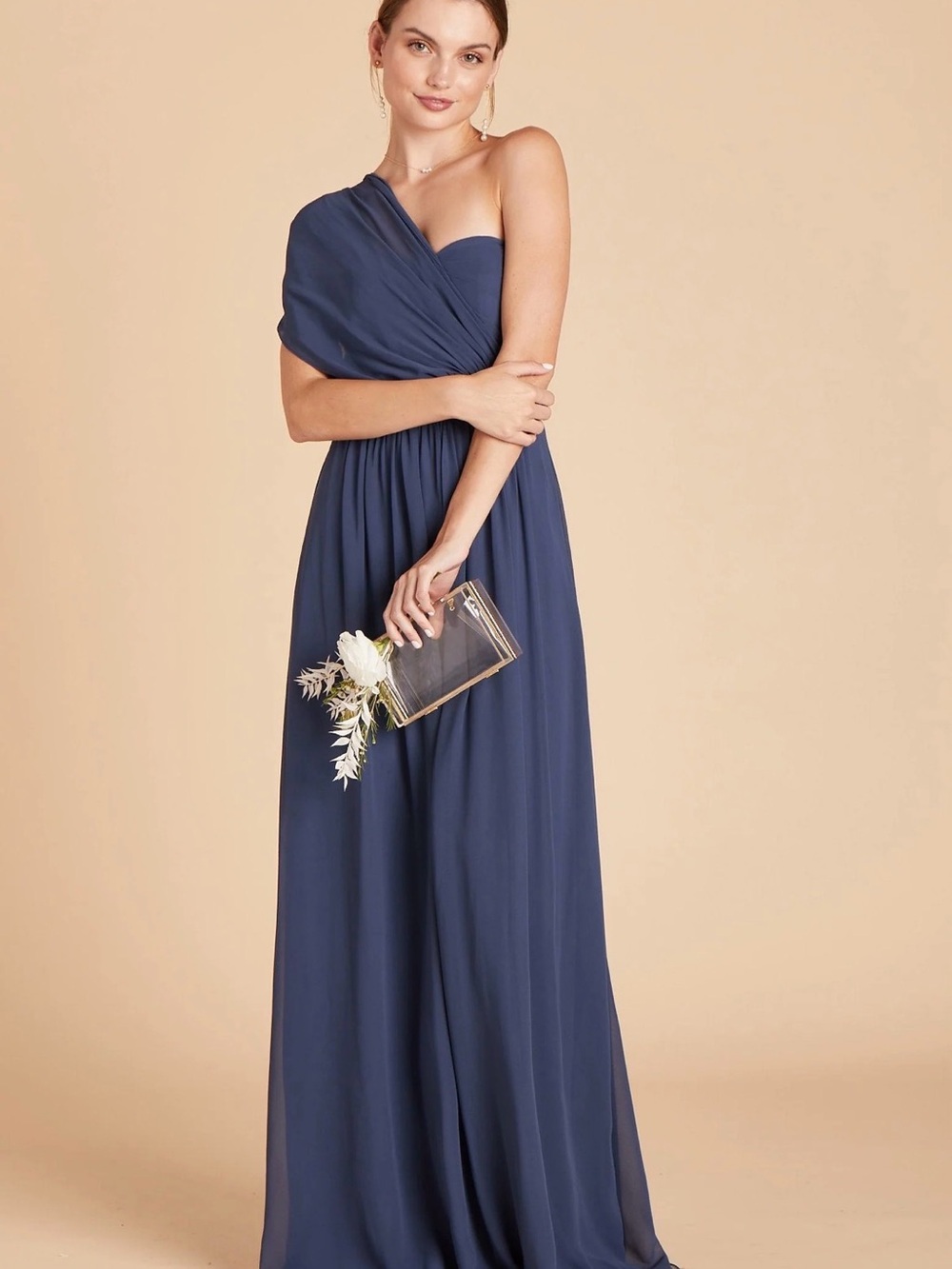 Birds Grey Grace Bridesmaid Dress, New with tags, size Large - Picture 8 of 9